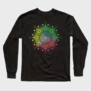 48. Rainbow Mandala Long Sleeve T-Shirt